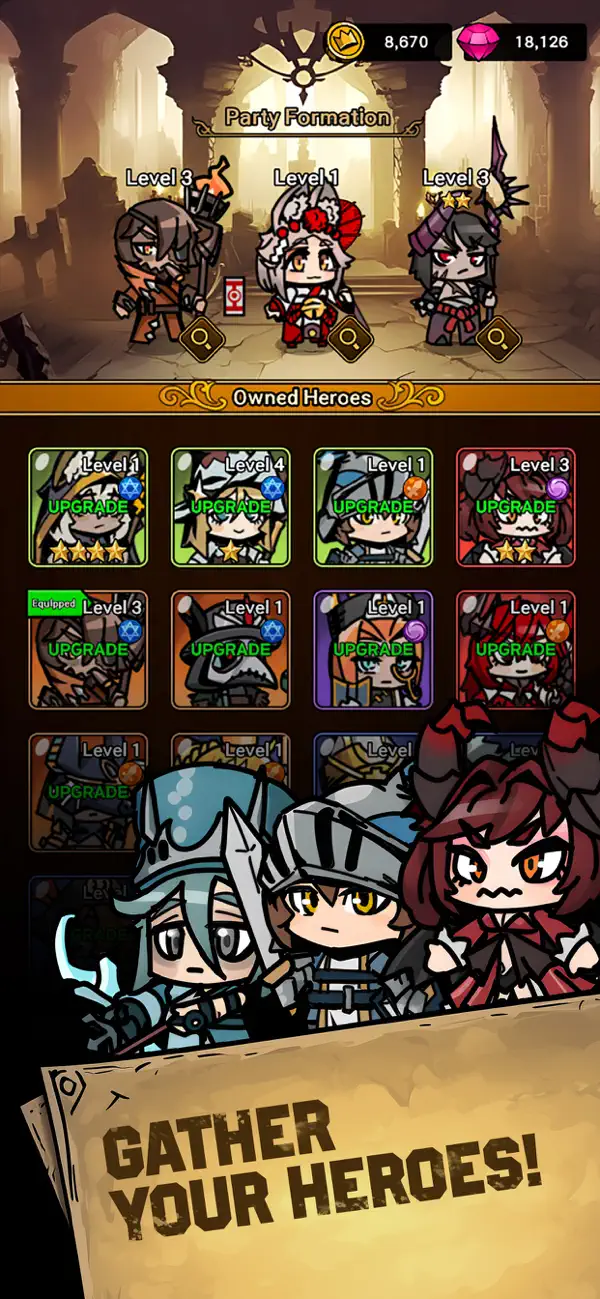 Dungeon Random Defense Hack screenshot 7 - game app interface