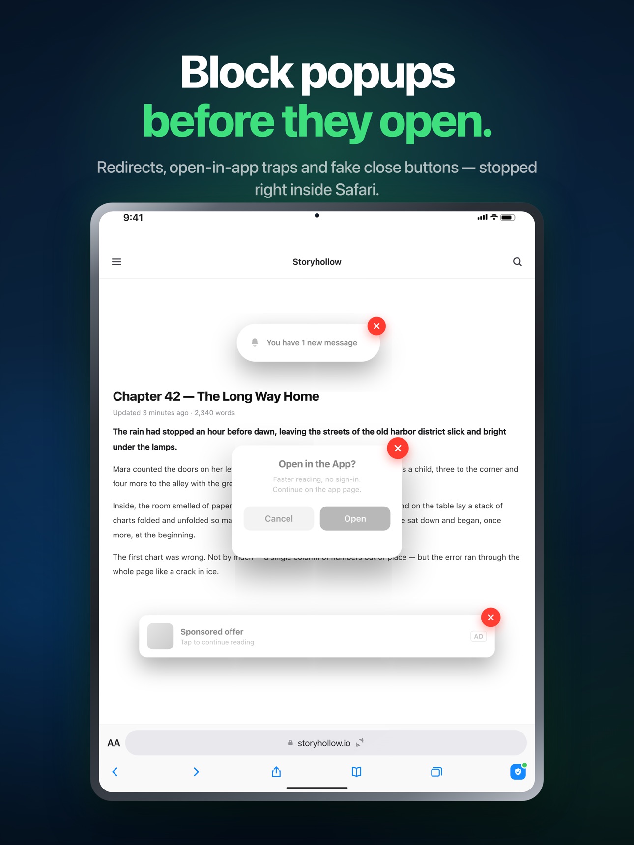 Screenshot 12 of NoPopups - Ad Block & PiP