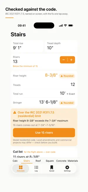 Story Pole: Feet Inch Stairs screenshot 3