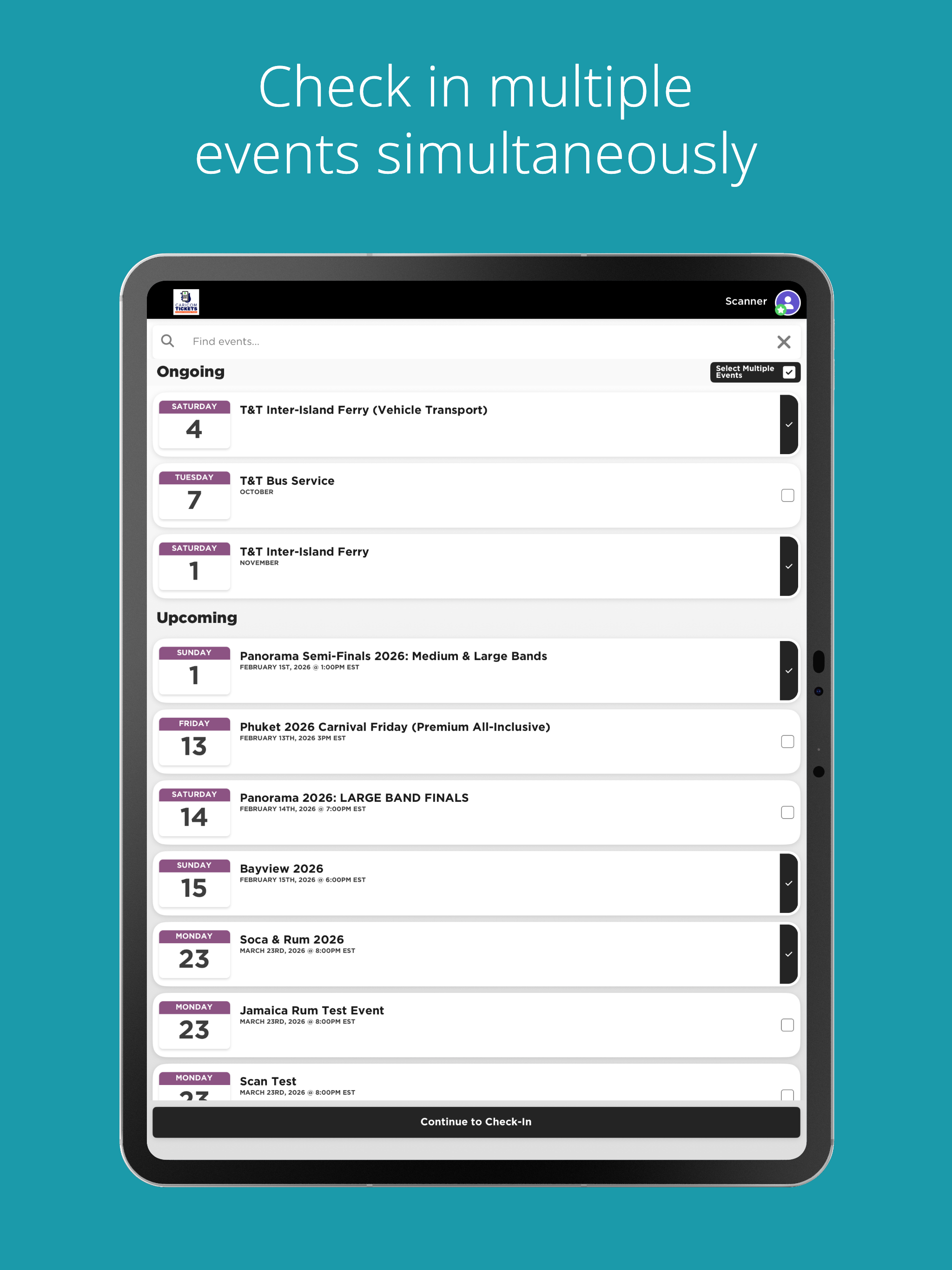 Caricom Tickets Scanner App screenshot 15