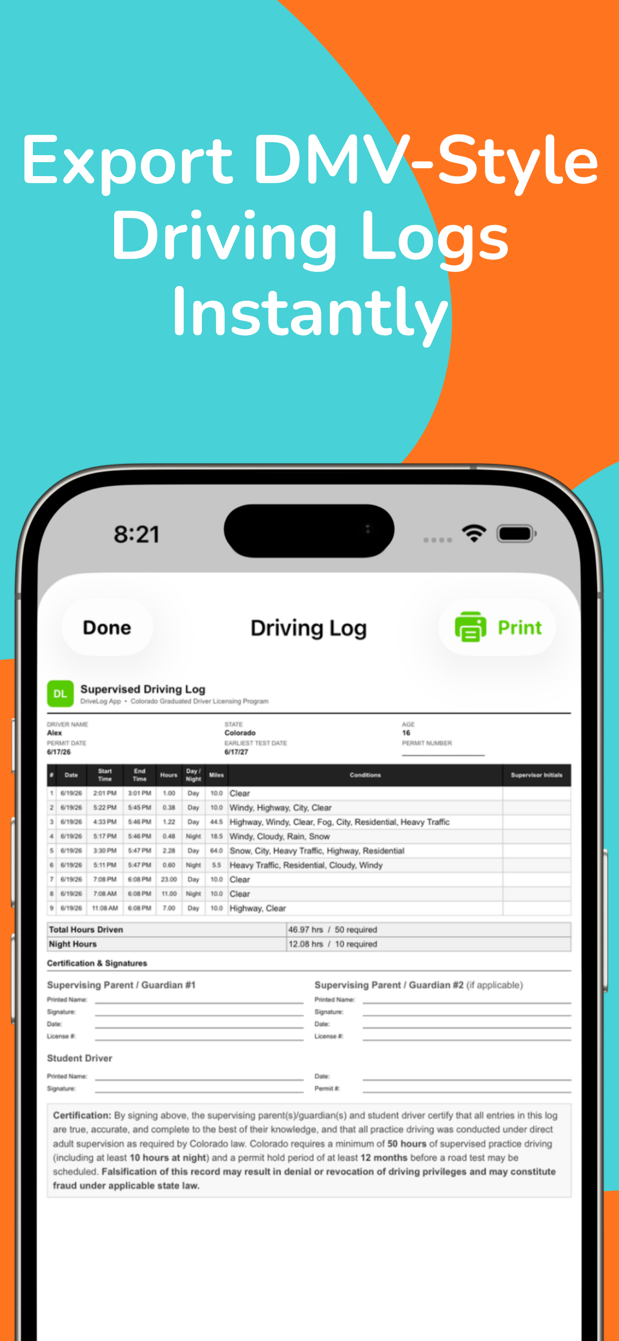 DriveTrack Log screenshot 6