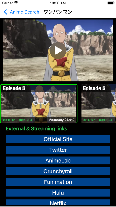 Anime Search & Episode Finder Screenshot