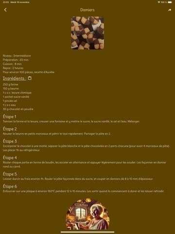 Mamie Paulette Cooking iPad screenshot