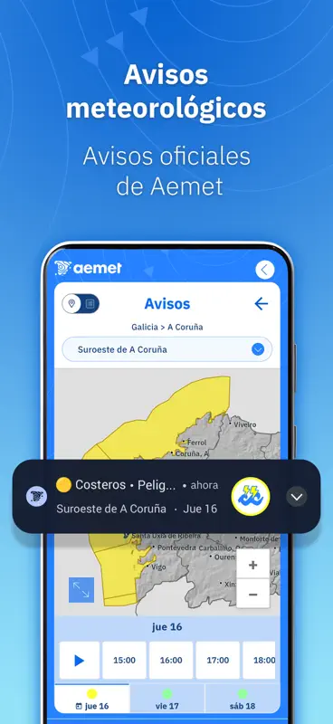Aemet: Weather and radar Spain screenshot 3 of 8
