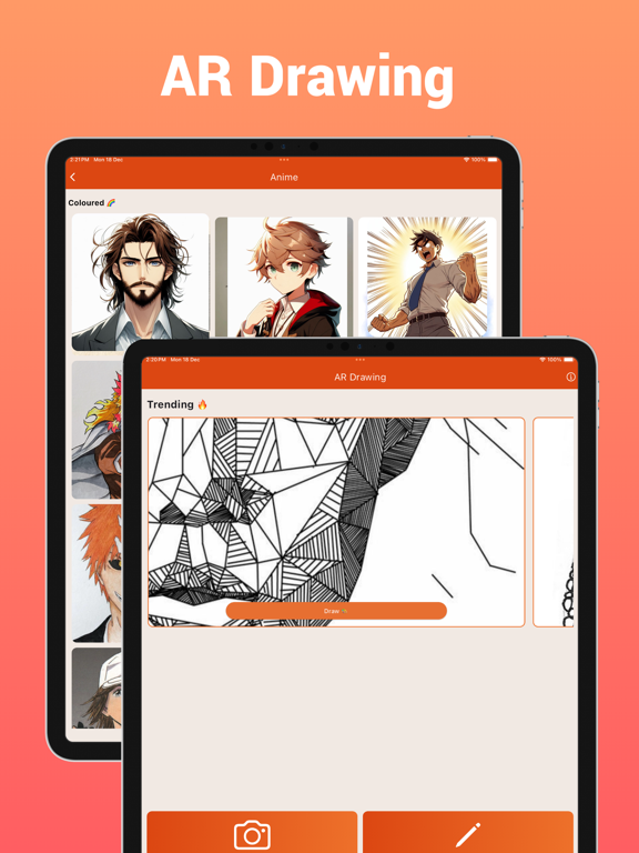 AR Drawing - Trace & Sketch iPad screenshot 1 - Graphics & Design app