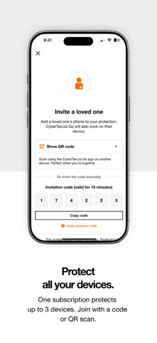 CyberTarcza Go iPhone screenshot