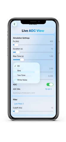 ADCSimLab screenshot