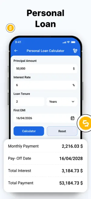 Loan Calc: Loan EMI Calculator screenshot 4