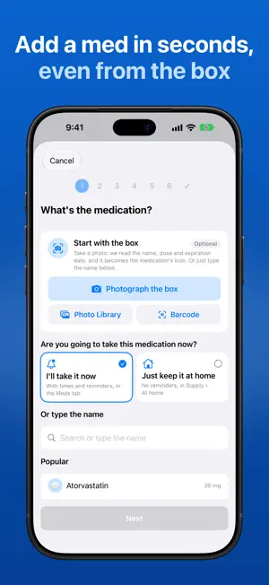 Pill Reminder - MedControl+ screenshot 1