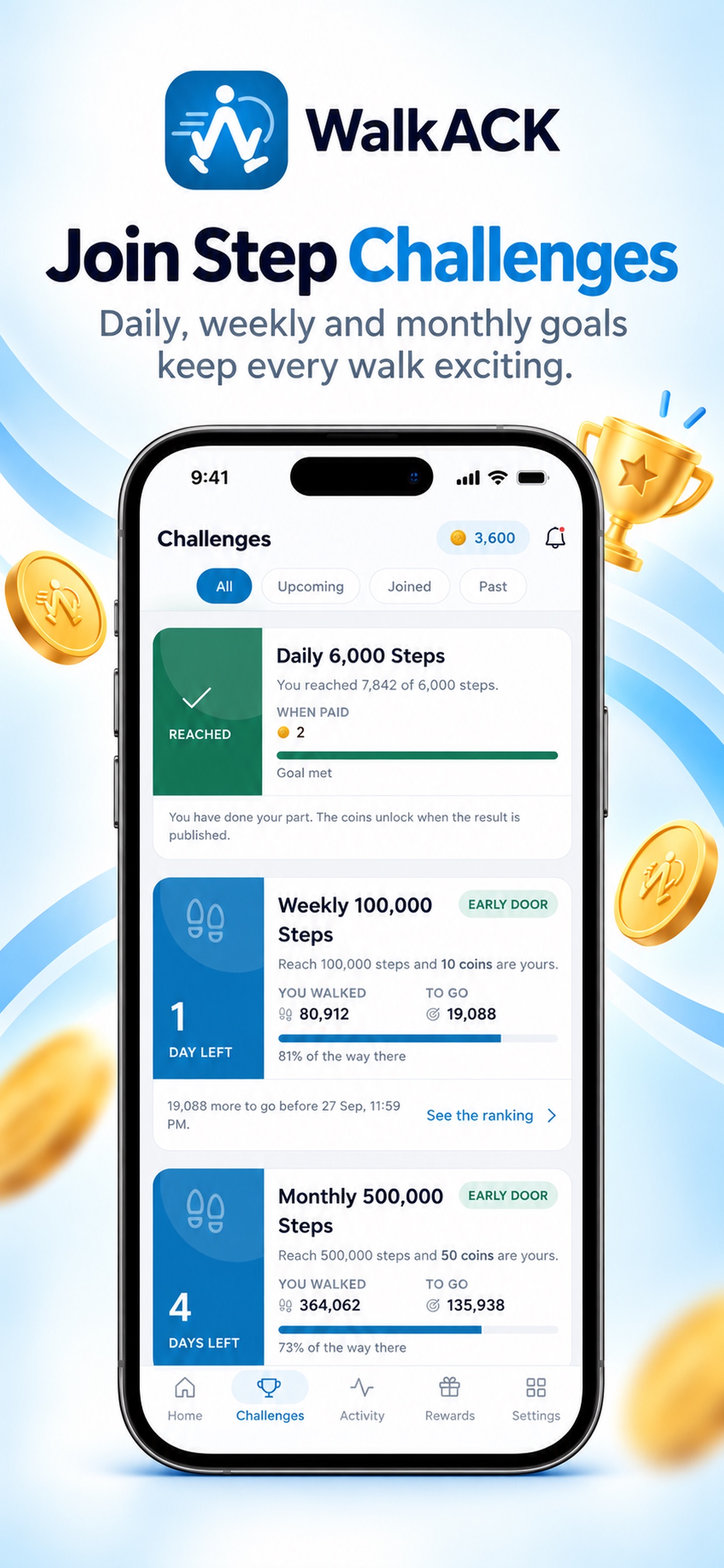 Screenshot 6 of WalkACK: Walk & Get Rewards