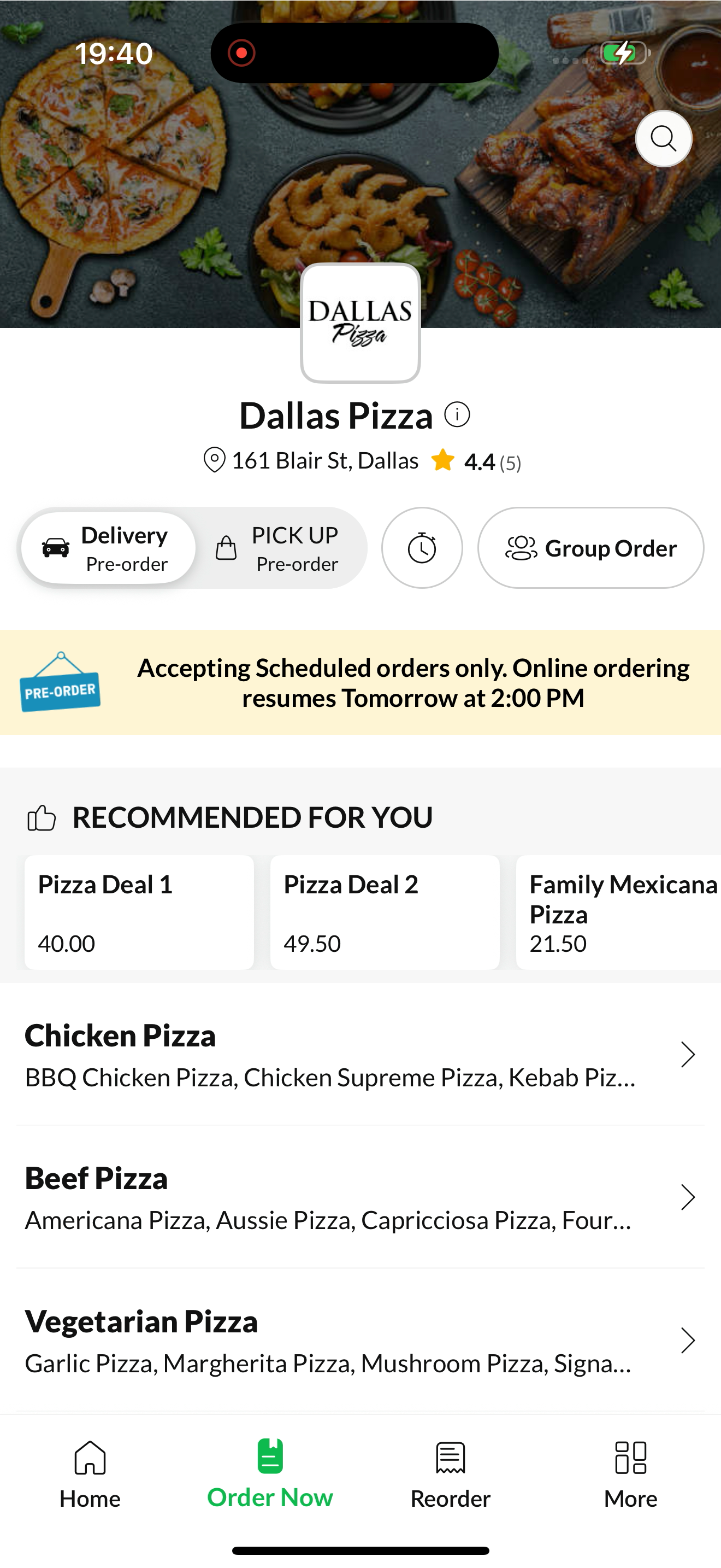 Dallas Pizza