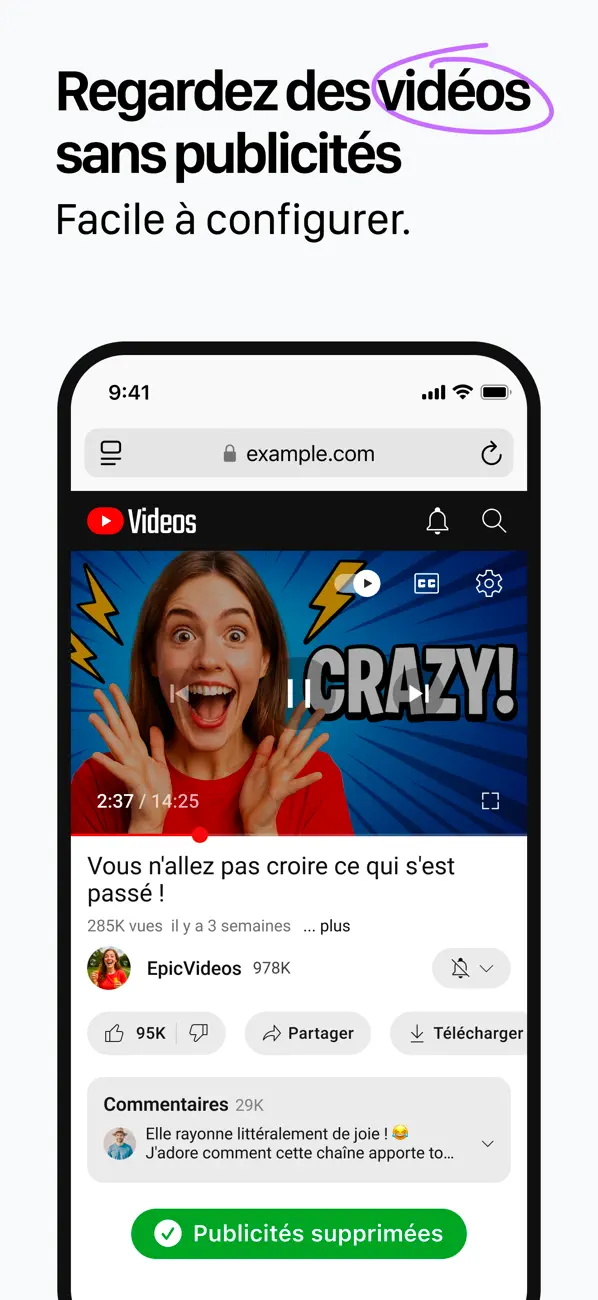 Screenshot #3 pour AdBlocker par 1Blocker