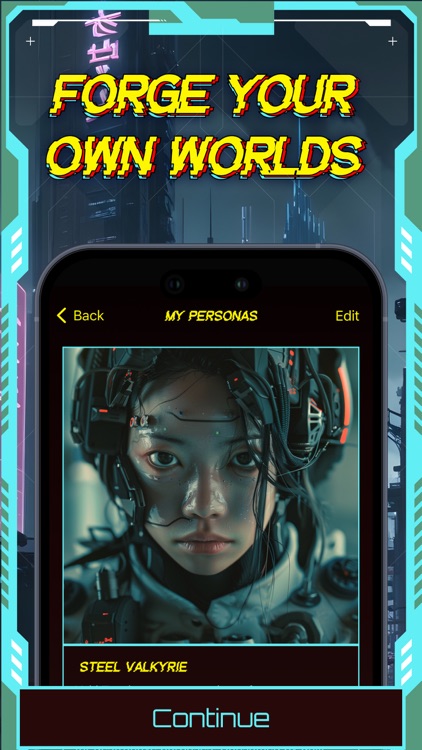 AI Story Generator - NeonPunk screenshot-4