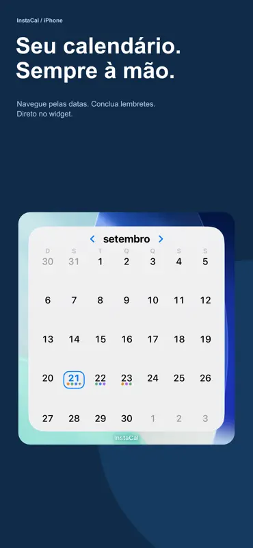 InstaCal: Menüleisten-Kalender screenshot 2 of 9