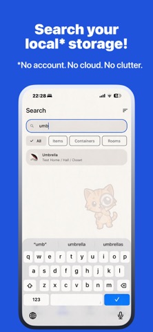 Spacy: Home Inventory & QR screenshot