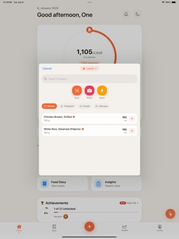 CalorieCue: Calorie Counter ipad screenshot 4