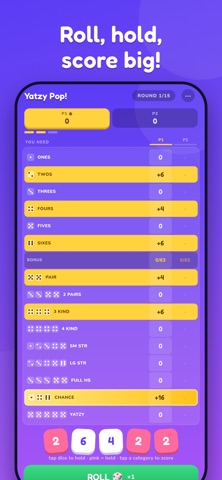 Yatzy Pop! Screenshot 1 of 5