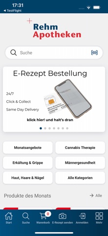 Rehm Apotheken online Screenshot 1 of 7