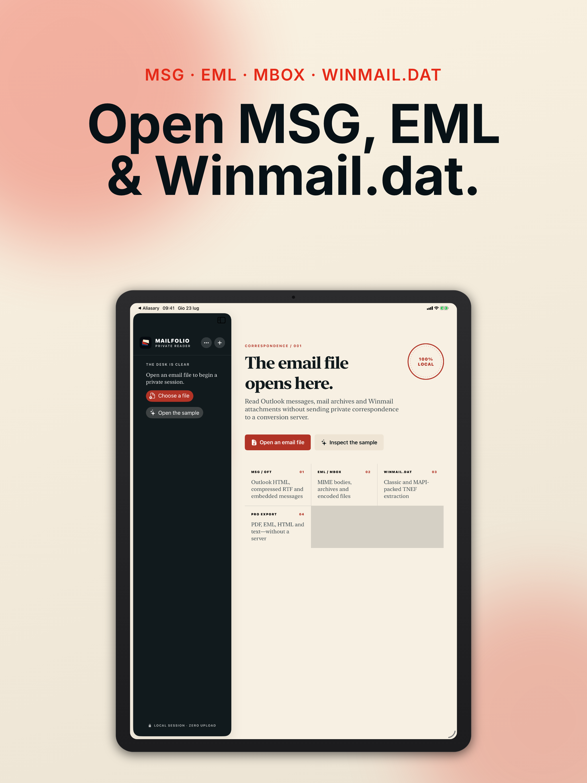MSG, EML & Winmail.dat Viewer screenshot 8