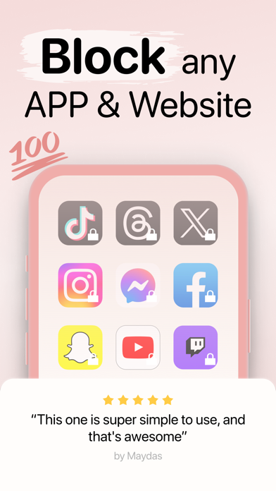 App Time Limit -Screen Blocker