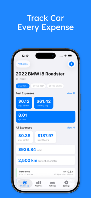 Auto Metric -  Expense Tracker Screenshot 8 of 8