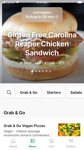 Justveggiez iPhone screenshot 2 - Food & Drink app