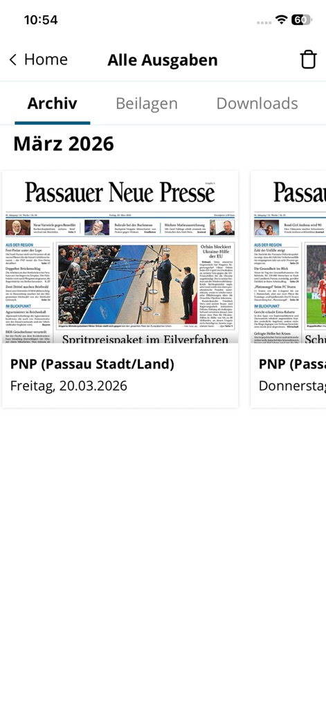 PNP ePaper - pnp-epaper-editions-interface