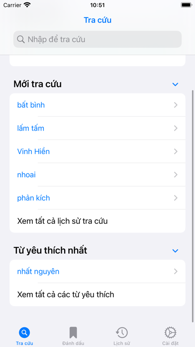 Từ điển Tiếng Việt Screenshot