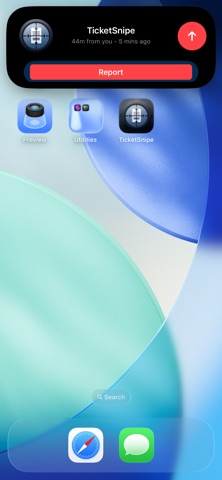 TicketSnipe screenshot