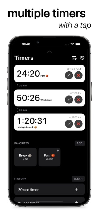 re:timer – a modern timer Screenshot 2 of 6