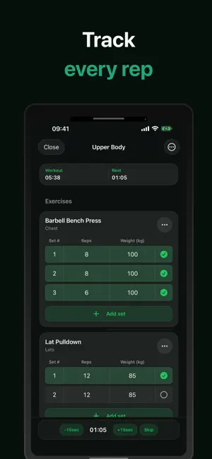 LiftBook - Workout Log screenshot 3