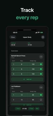 LiftBook - Workout Log screenshot