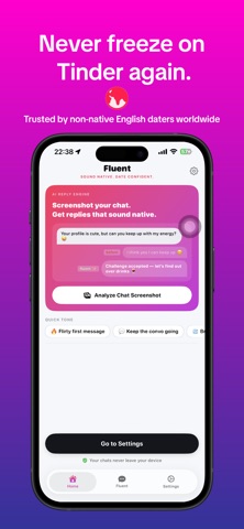 Fluent: AI Dating Keyboard Screenshot 1 of 5