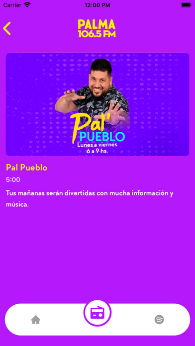 Palma FM 106.5 Screenshot