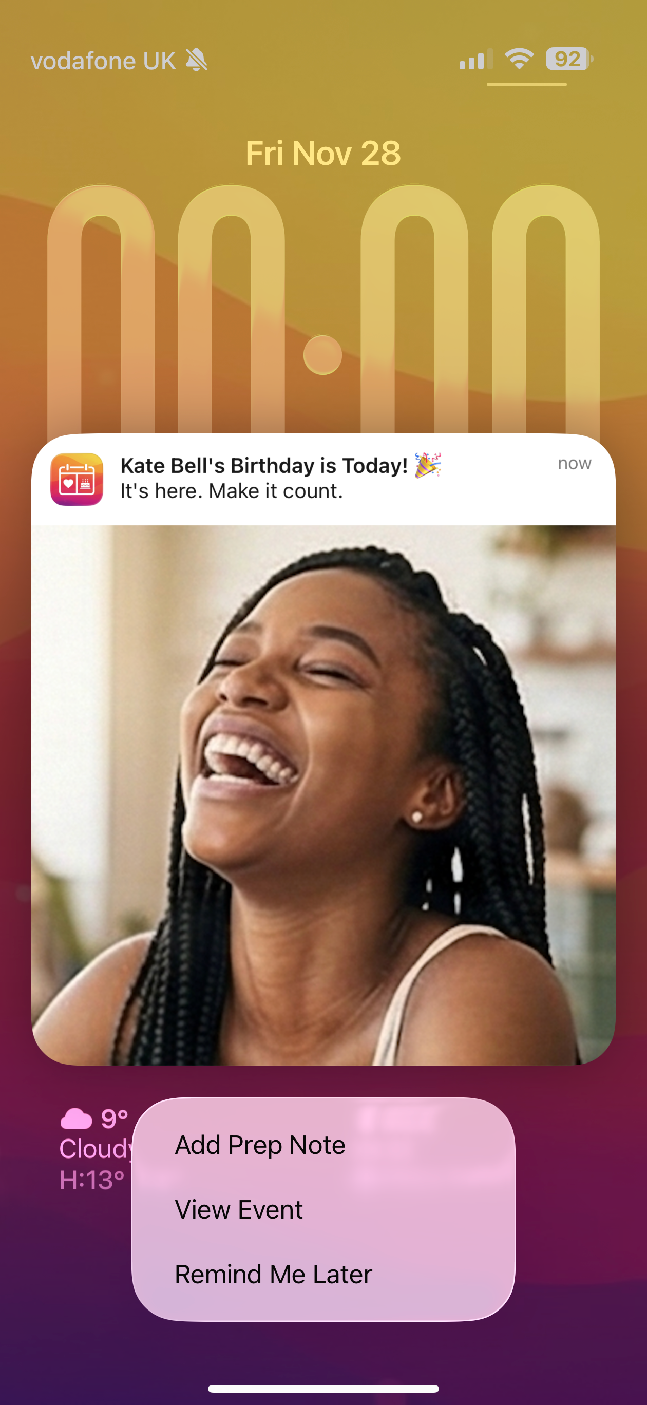 Avoiding Happy Belated
