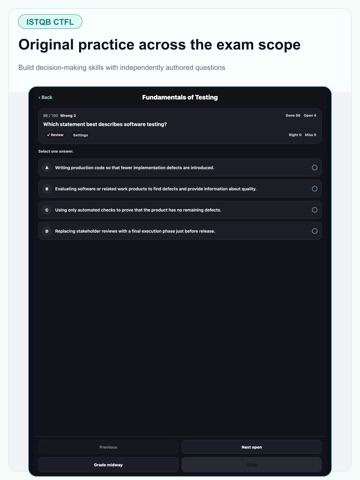 ISTQB CTFL v4 Exam Prep iPad screenshot