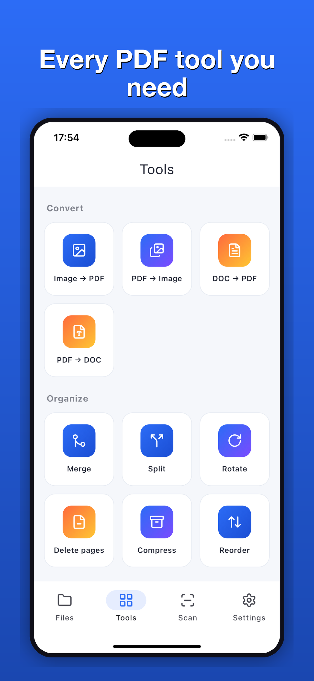 PDF Converter & Editor App