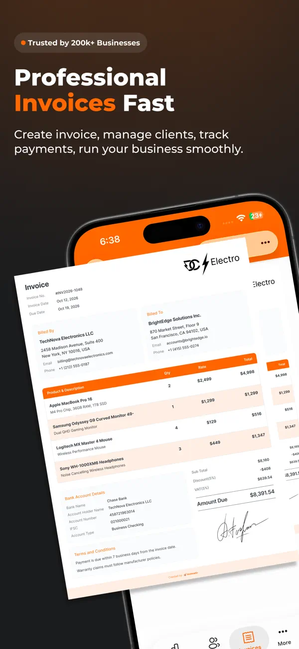 Screenshot #1 pour facture et devis - InvoiceAir