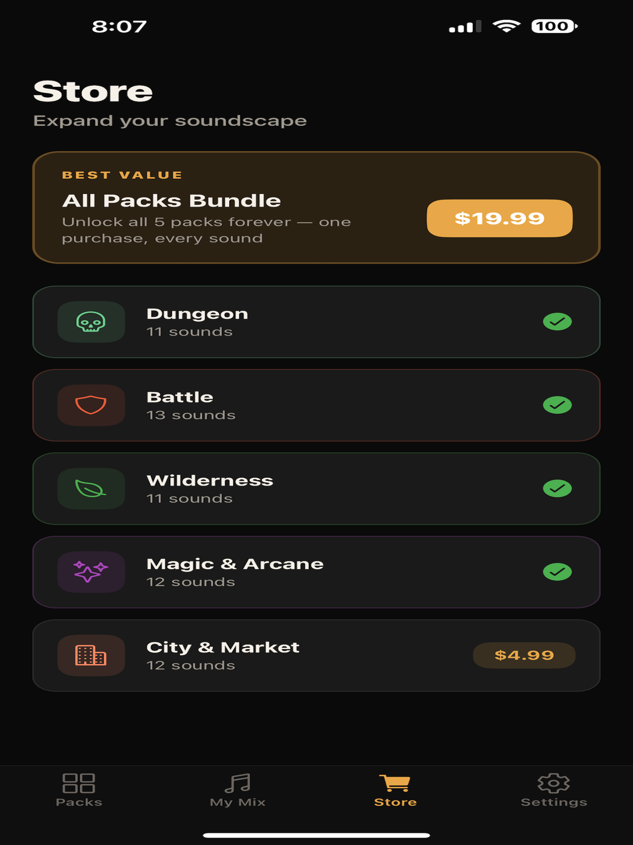 AmbientDM - Soundboard for DMs