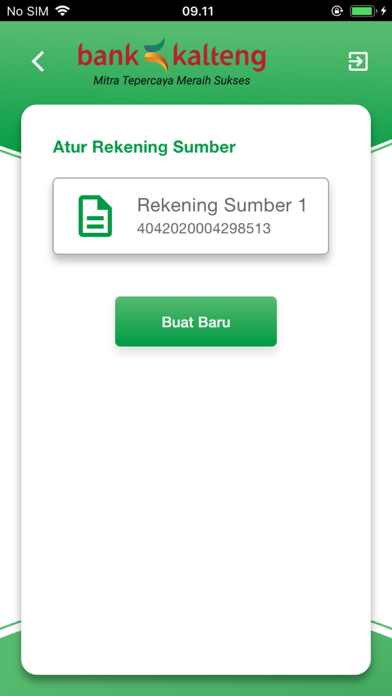 Bank Kalteng SMS Banking Screenshot