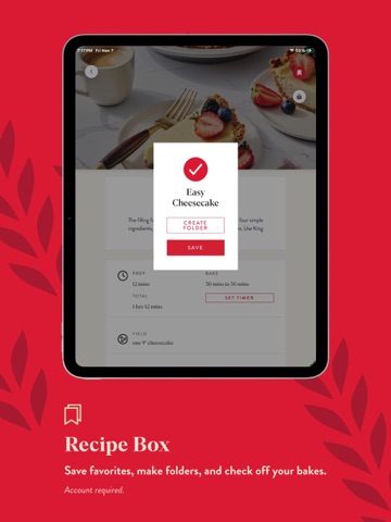 King Arthur Baking iPad screenshot