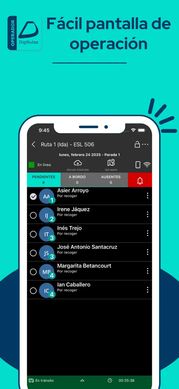 Screenshot #2 pour Operador DigiRutas