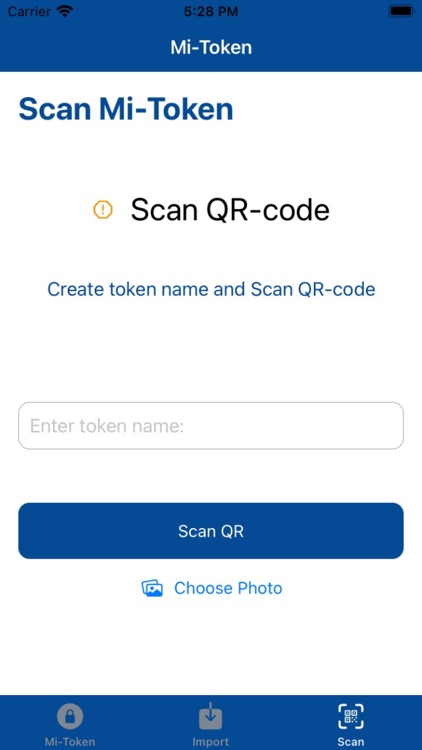 Mi-Token Authenticator