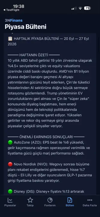 3N Finans: Borsa ve Fon screenshot 1