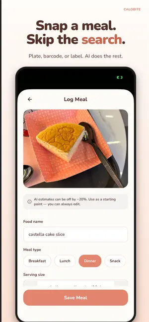 Calobite: AI Calorie Tracker screenshot 2