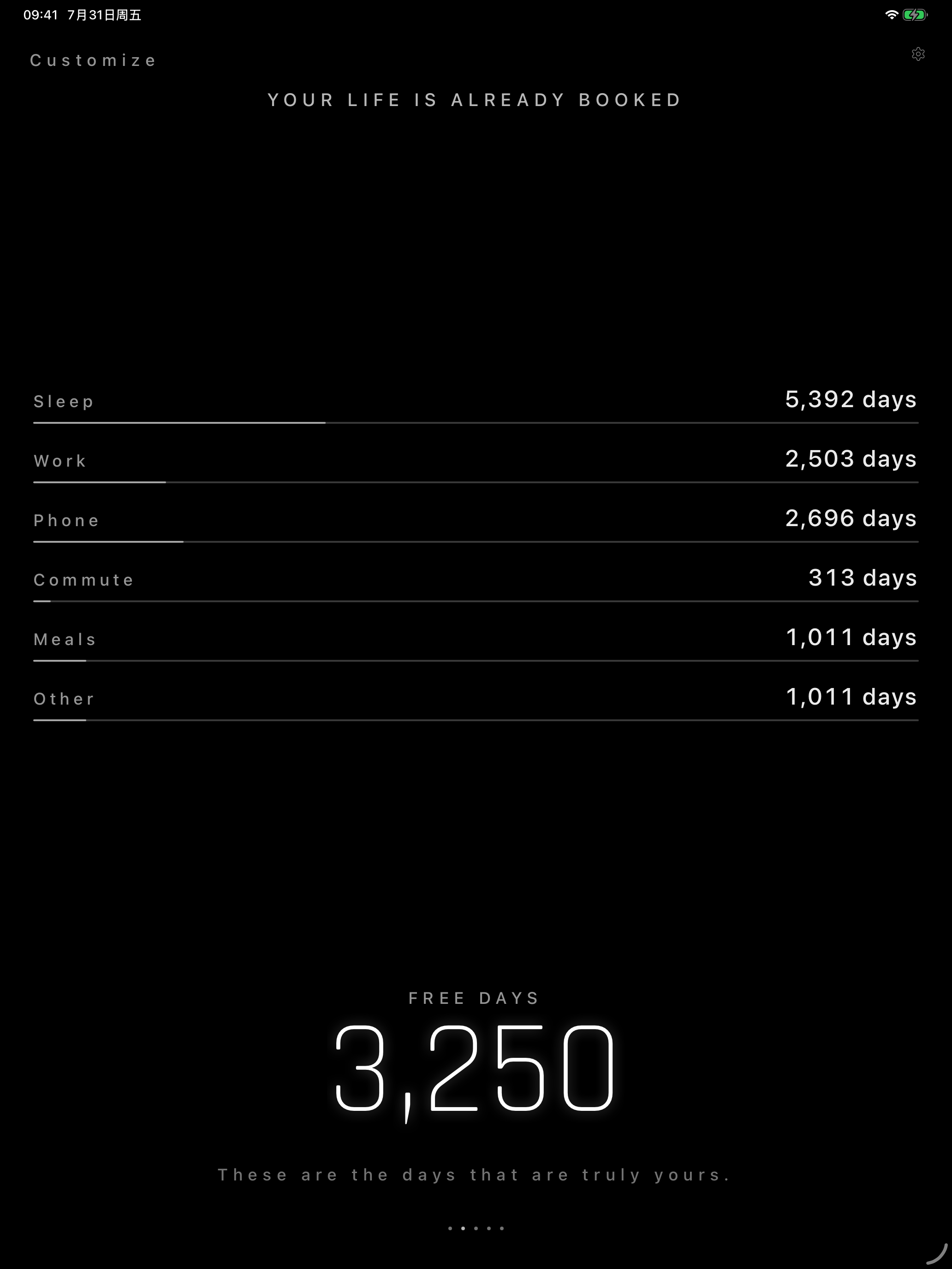 LifeLeft - Life Countdown screenshot 7