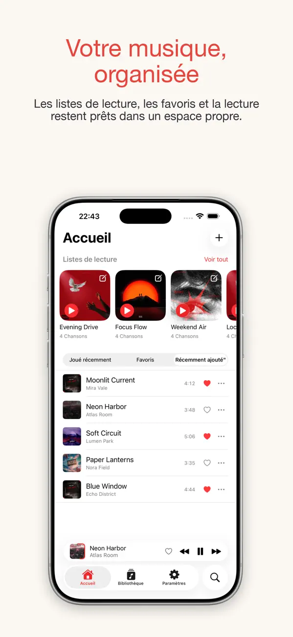 Screenshot #1 pour Guppy: Lecteur de musique