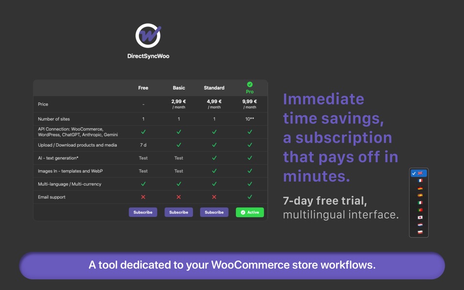 #6. DirectSyncWoo (macOS) โดย: DIRECT GRAPHIC S.A.S.