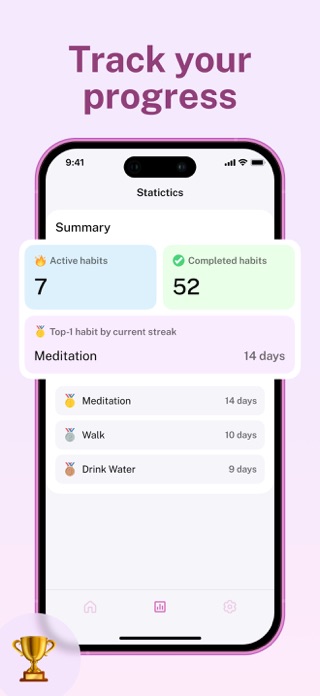 Habit Tracking & Goals Screenshot 5 of 5