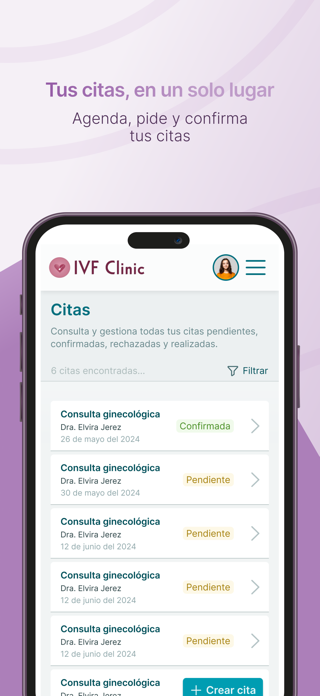 VRepro - Patient App Screenshot 3 of 7